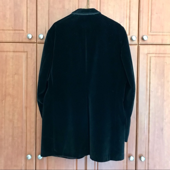 Men’s Black Velvet Suit Jacket, size 46 - Picture 2 of 7